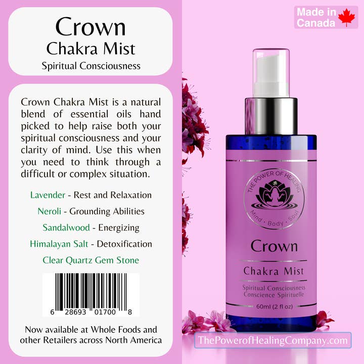 The Power of Healing - Venta al por mayor Vaporizador de aromaterapia - Crown Chakra Mist4
