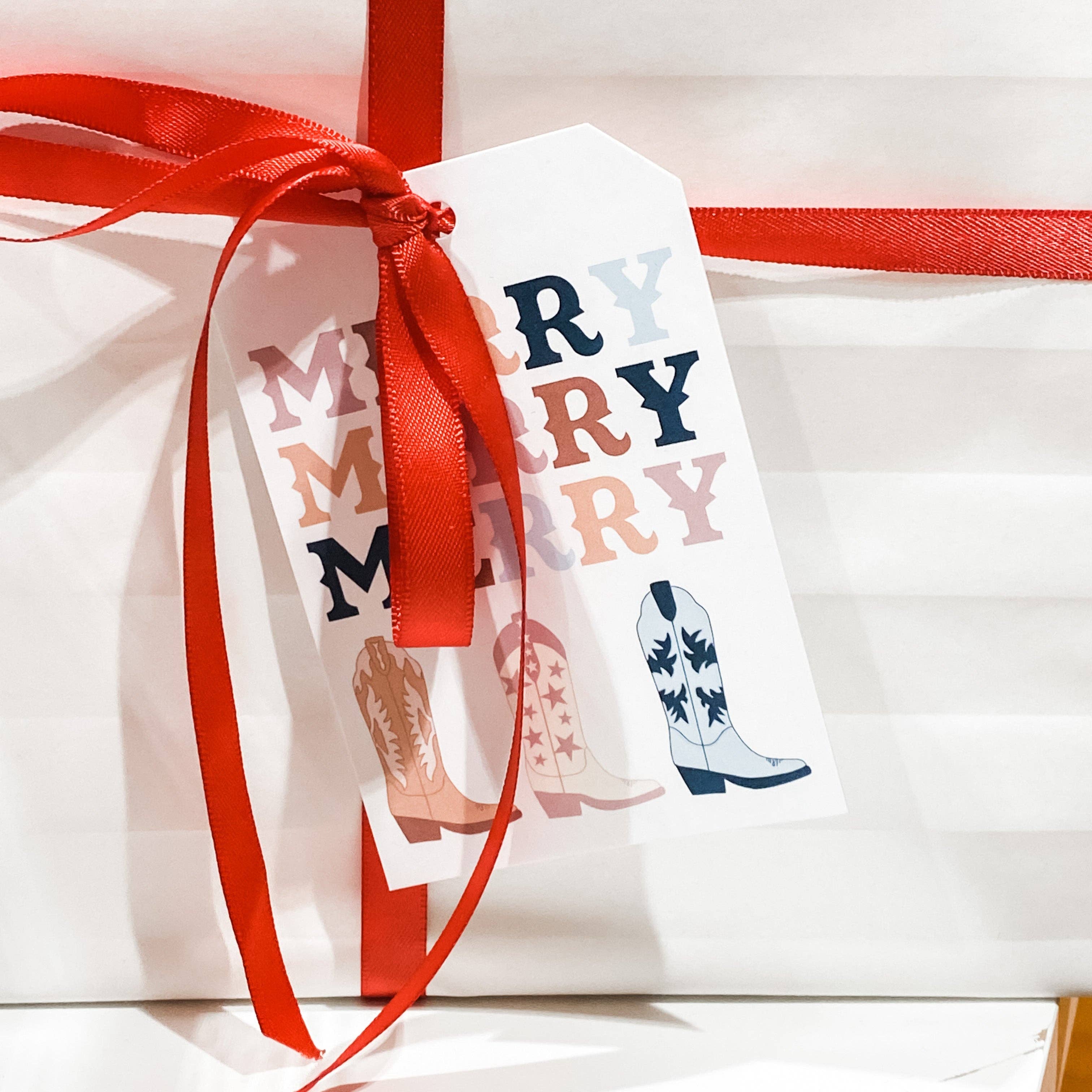 Emily Anne Designs LLC - Wholesale Gift Tag - Cowboy Christmas Gift Tag1