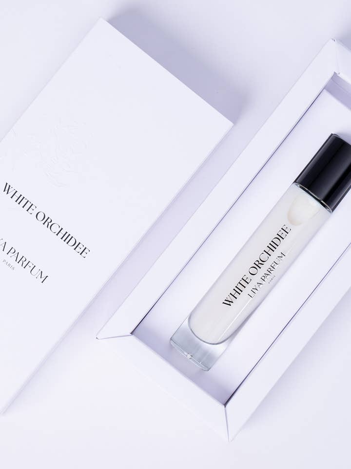 Eau de Parfum 15ml White Orchid Christmas gift 2025 for wholesale by Liya Parfum Paris