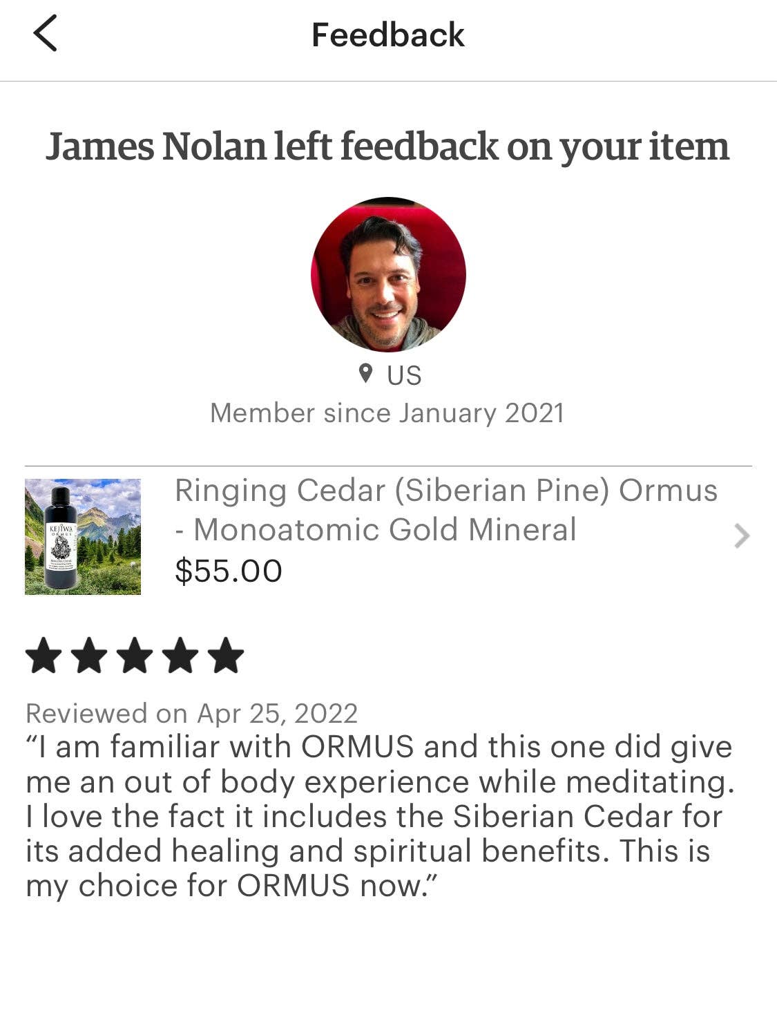 Kejiwa - Wholesale Elixir - Ringing Cedar (Siberian Pine) Ormus2