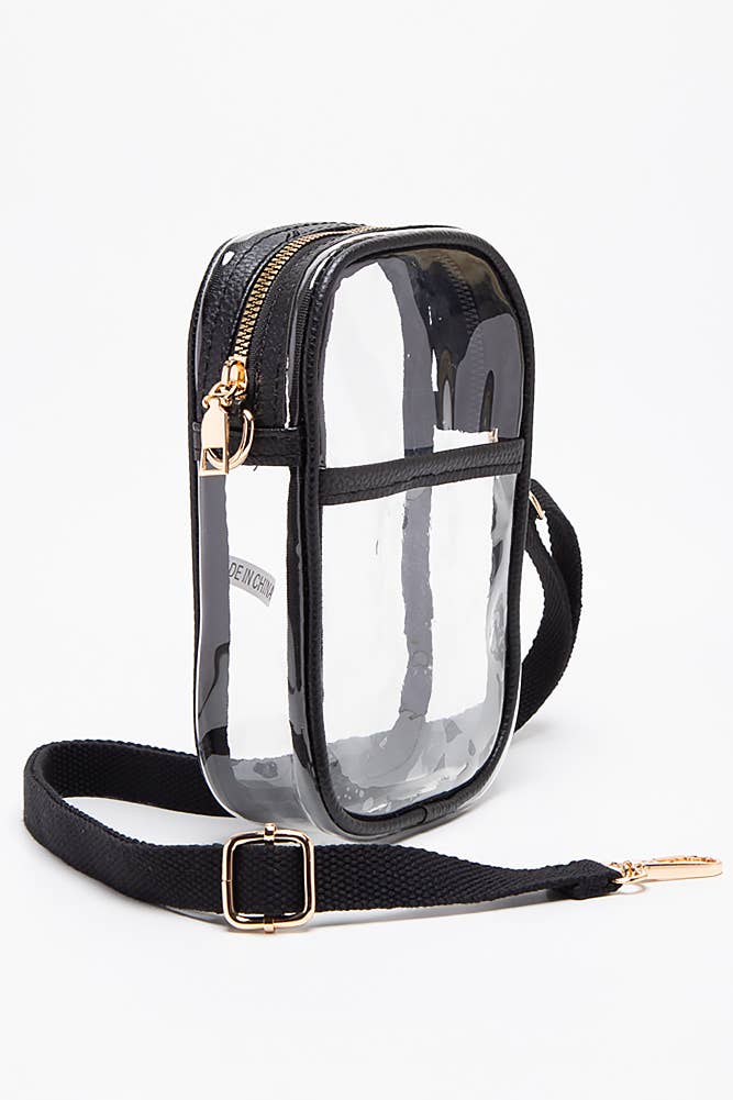 Hana - Venta al por mayor Bandolera - Mujer - Bolsa Crossbody Stadium transparente17
