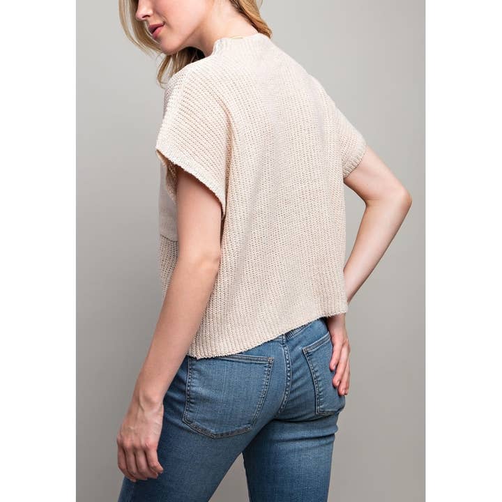 Coloring You - Wholesale Knit Sweater - Women's - FSG-TP8847-8 DROP SHOULDER RIB-KNIT SWEATER TOP26