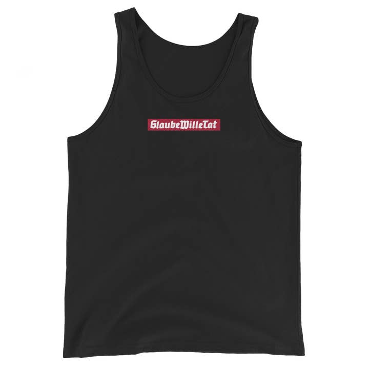 Faith Will Tat Tank - Sort for engroshandel hos Positive Lifestyle Clothing