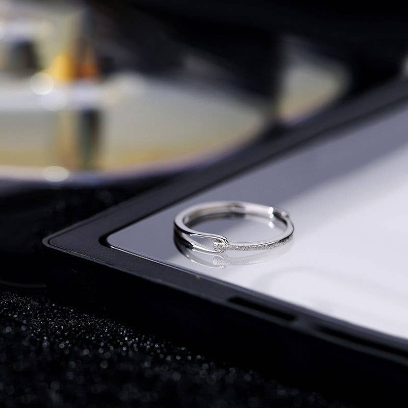 Gemscape UK – wholesale Multi-stone ring – Half and Half design S925 Ring  - in Gold & Silver3