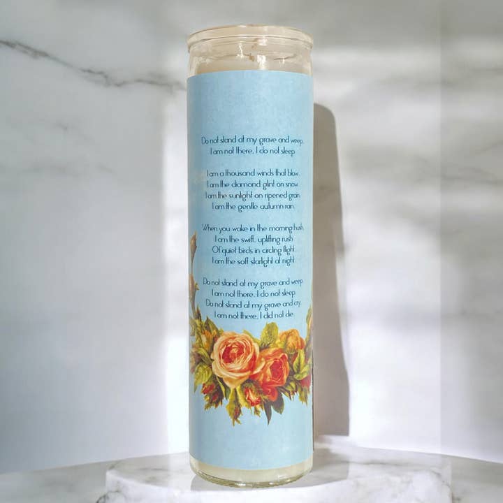 "Rouw" Soja Rituele Kaars voor wholesale door Snakes for Hair