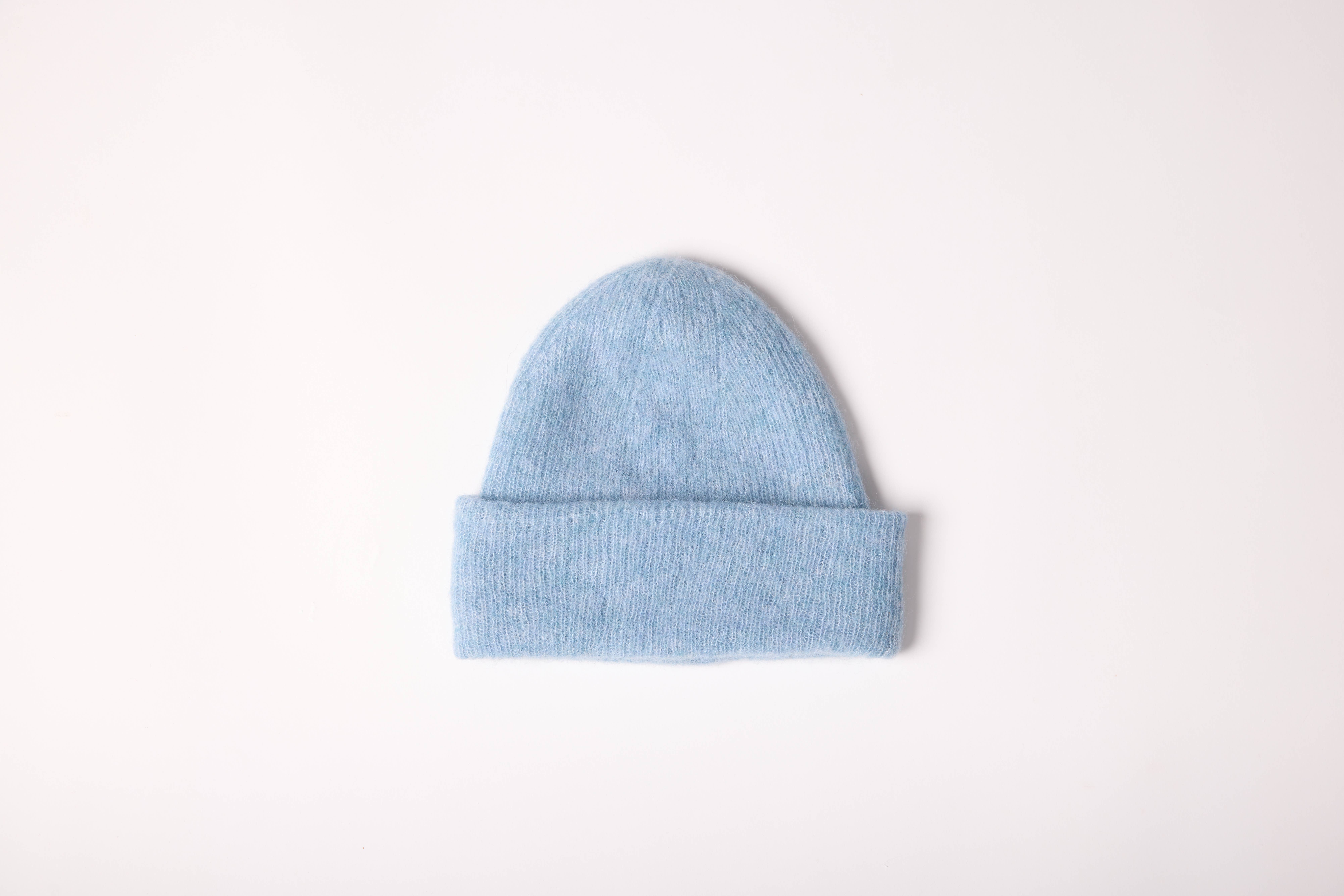 Maradji - Wholesale Beanie - Women's - WOODY ICE BLUE ALPACA WOOL BEANIE9