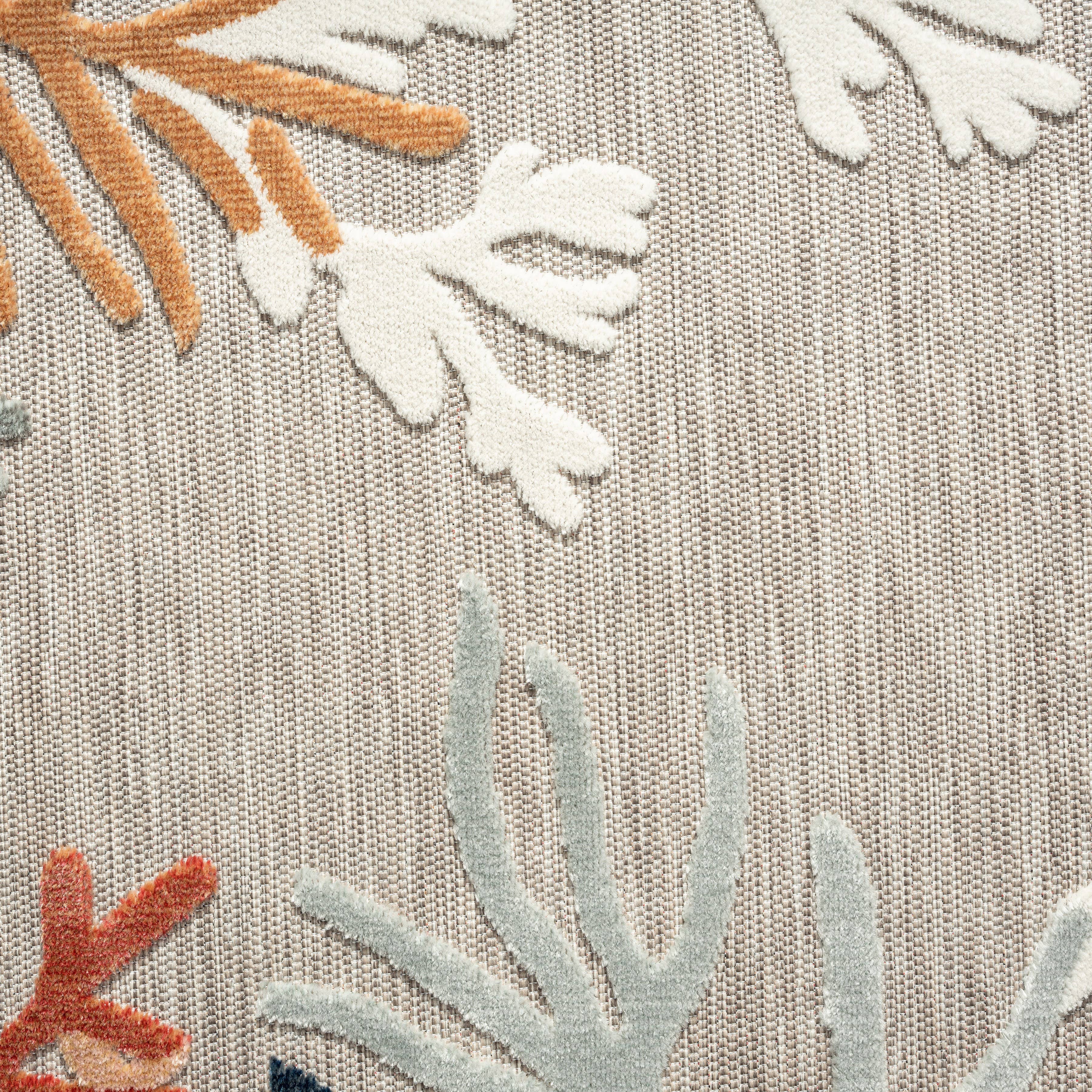 LR Home - Wholesale Area Rug - Coastal Transitional Multi-Color Indoor/Outdoor Rug8