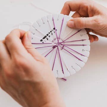 Cotton Clara Craft Kits & Supplies - Wholesale DIY Craft Kit - Kumihimo Friendship Bracelet Kit8