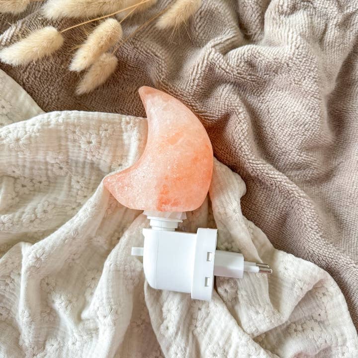 Lastories - Wholesale Night Light - Salt Lamp Orange - Moon1