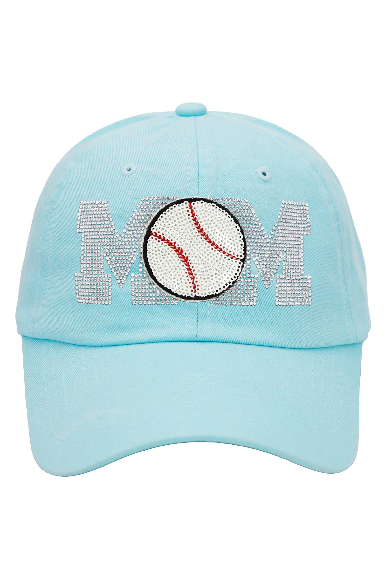 Cap Zone - Wholesale Baseball Cap - Women's - Baseball Mom Bling Rhinestone Cotton Polo Cap9
