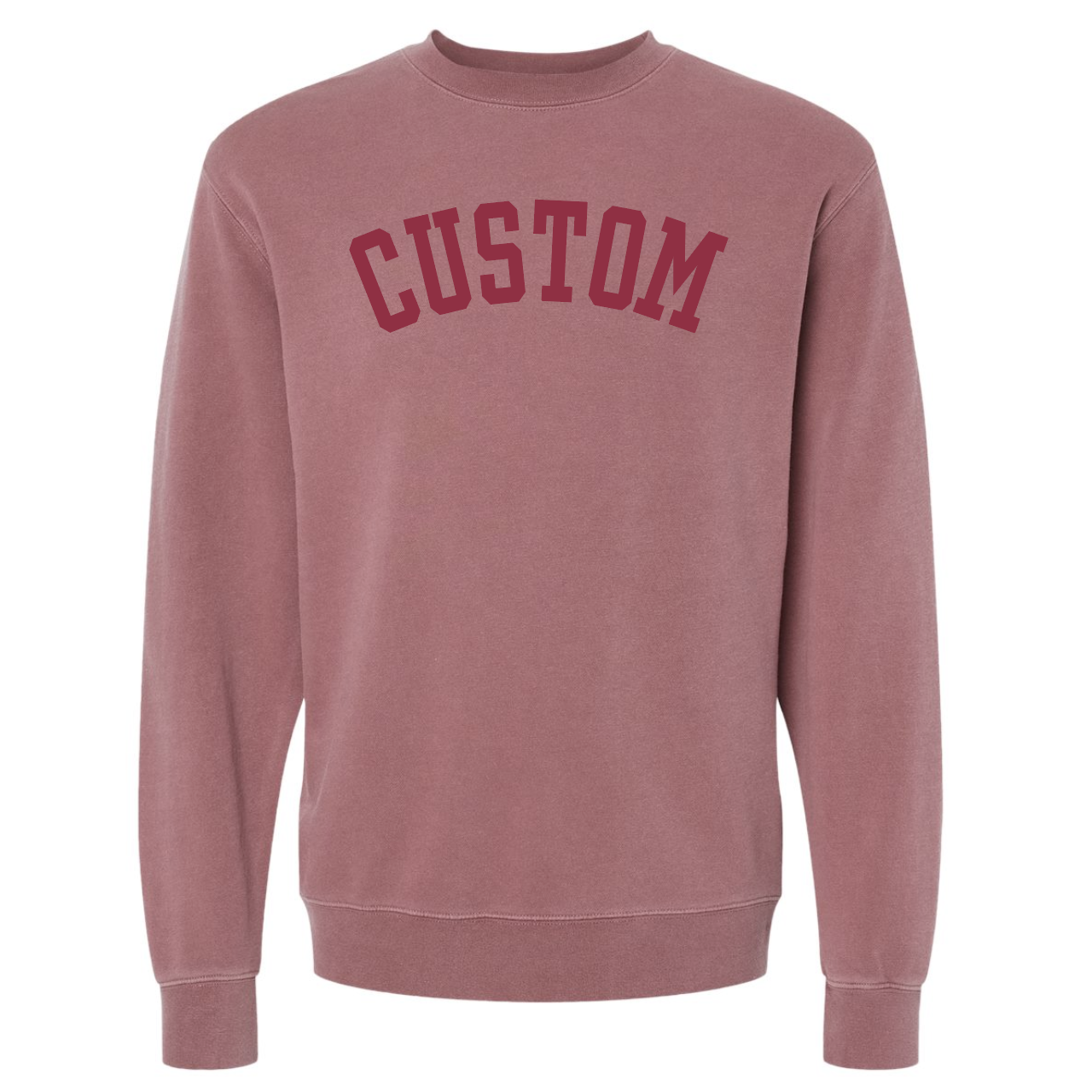 Jupmode - Wholesale Graphic Sweatshirt - Unisex - Custom Puff Print Tone on Tone Sweatshirt13