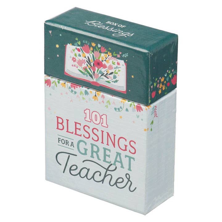 Christian Art Gifts - Wholesale Teacher/Back-to-School Card - Box of Blessings for a Great Teacher1