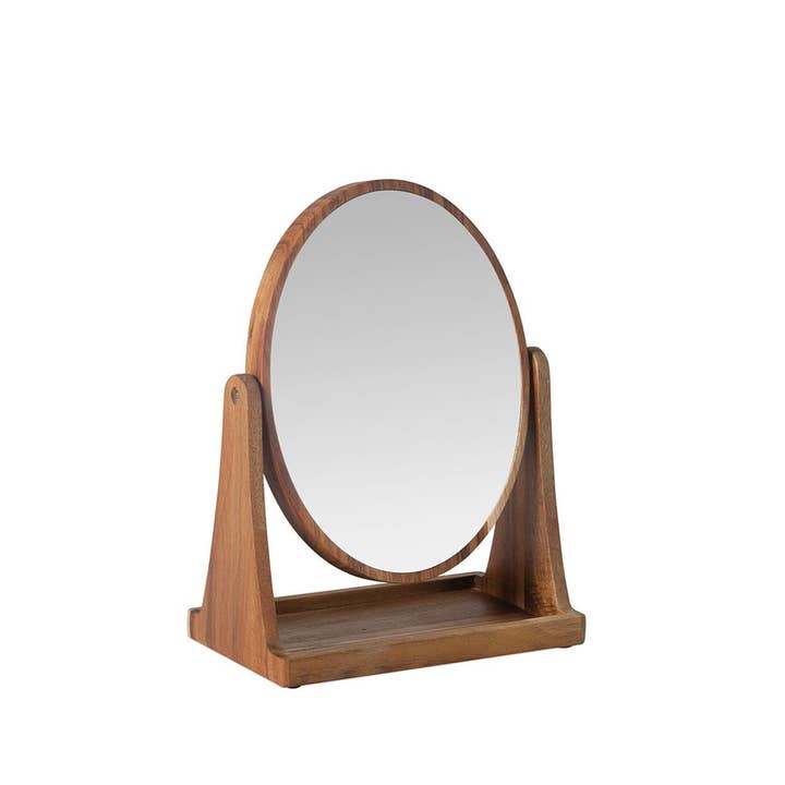 Andrea House - Wholesale Vanity Mirror - Wooden standing jewelry mirror