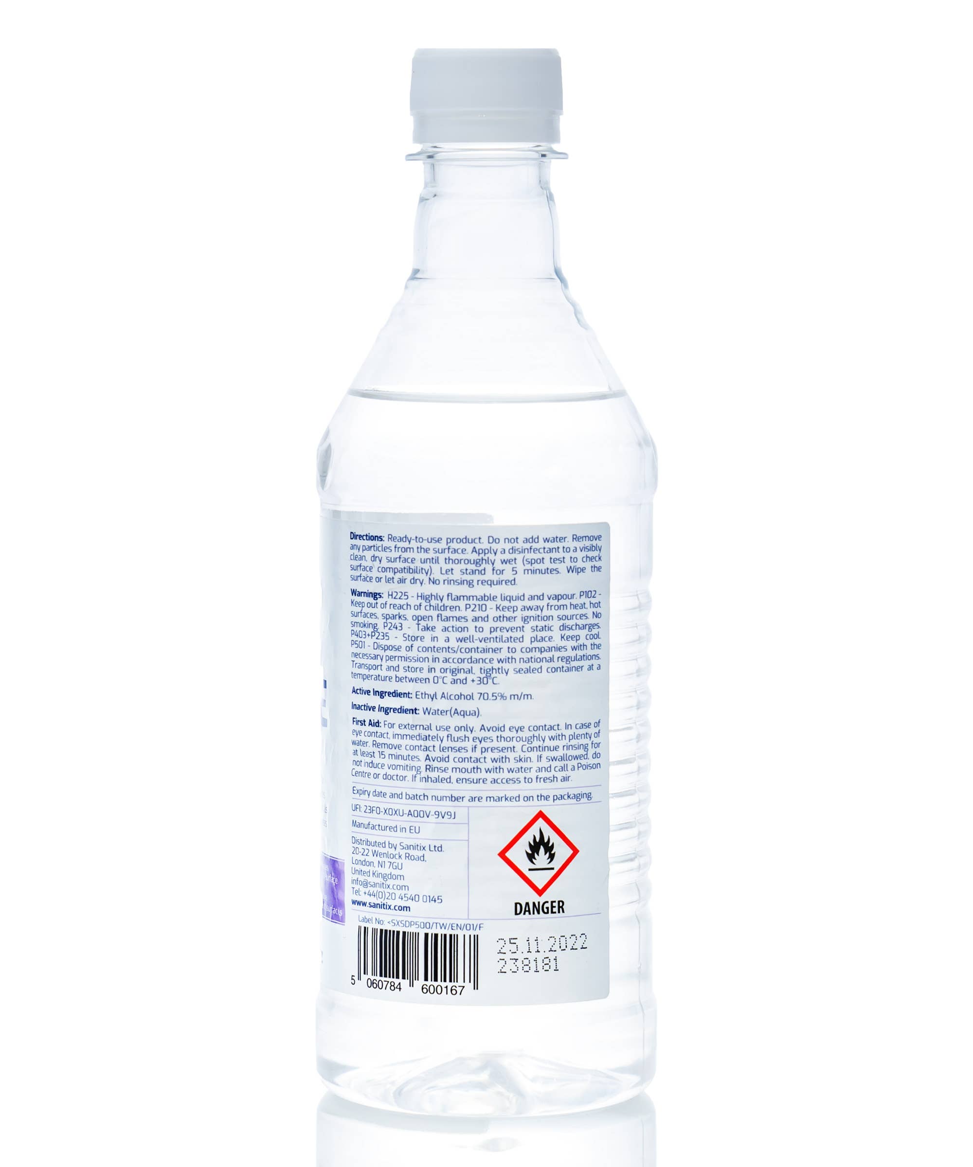 Sanitix Care – wholesale Antibacterial cleaner – Multi-Surface Disinfectant 500 ml / 16.9 US fl oz1