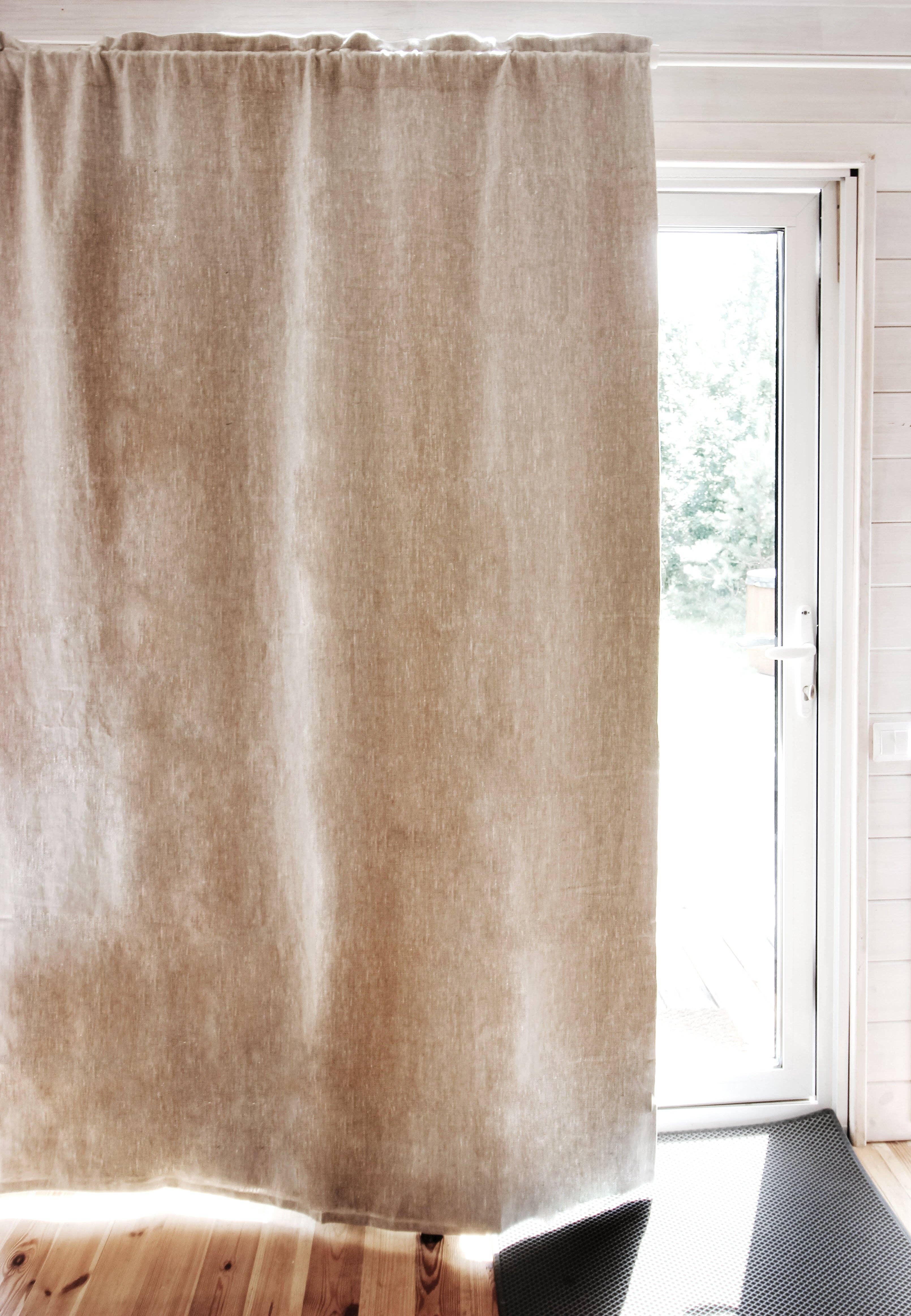 LinenQ - Wholesale Gordijn - Linnen gordijnen met tunnelzoom en verduisterende voering5