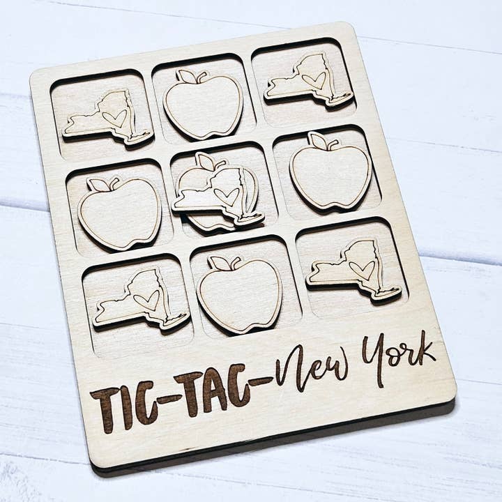 The Trendy Traveler – wholesale Brädspel – New York Big Apple Tic-Tac-Toe-spel1