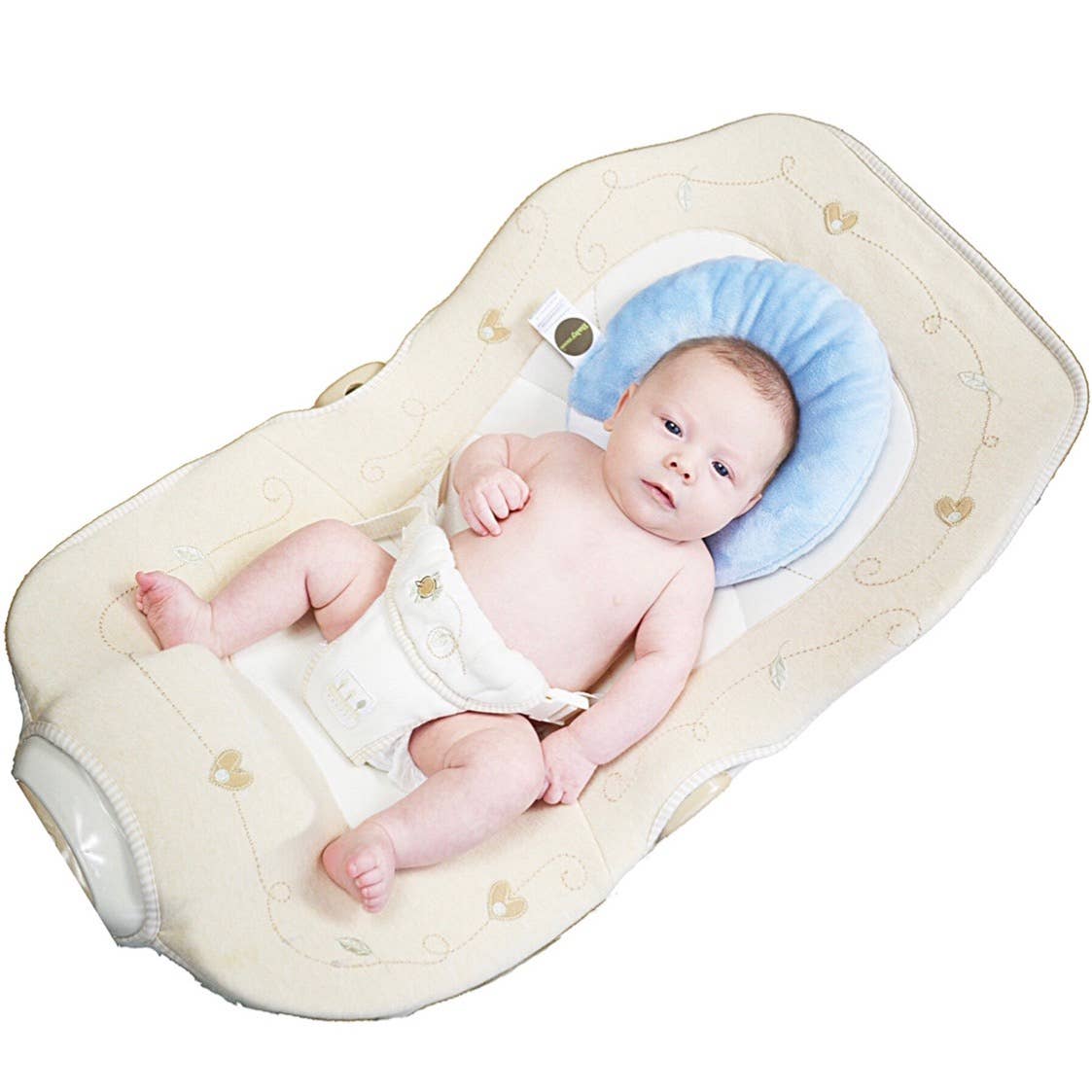 Babymoon LLC - Venta al por mayor Cojines de lactancia - Maternidad - Babymoon POD - Almohada de apoyo para cabeza y cuello (felpa sólida)4