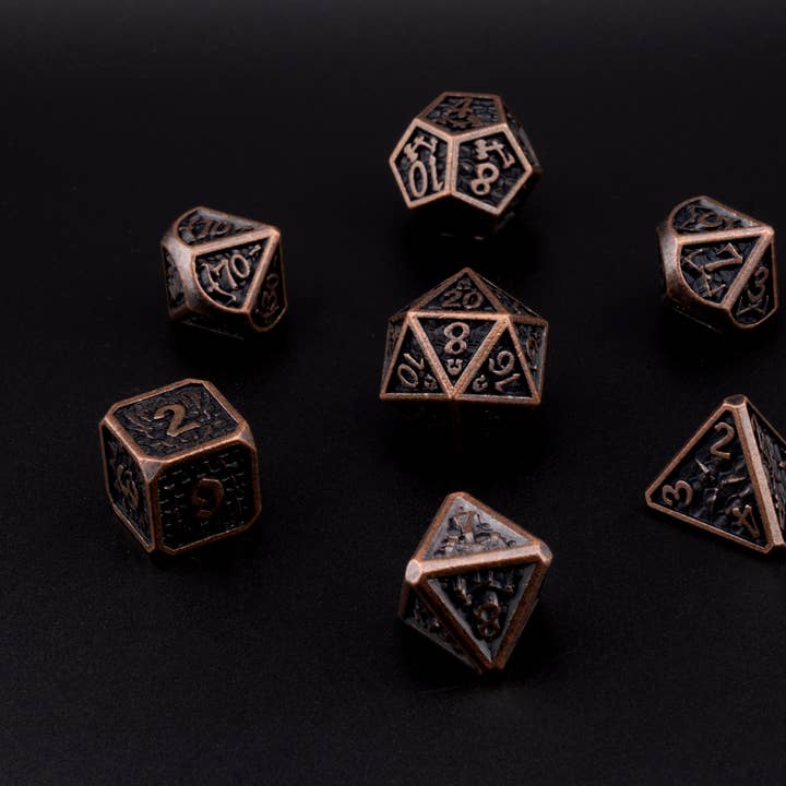 Ancient Rune Dice Set for wholesale by Geek Therapeutics