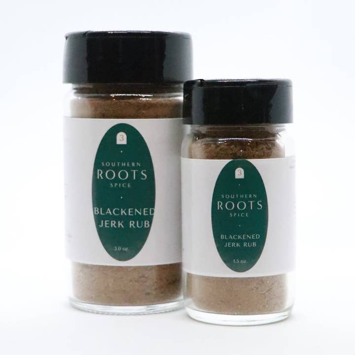 Blackened Jerk Rub for wholesale by Southern Roots Spice