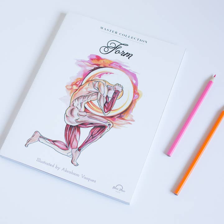 Blue Star Press - Wholesale Coloring Book - Adult - Form: Anatomy Coloring Book (Premium Coloring Book)