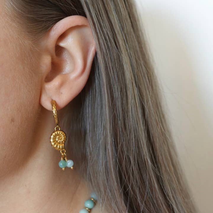 Luna.Foundling - Wholesale Jewellery set - Marine - Amazonite Necklace - Bracelet - Earrings 3