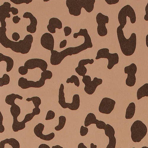 MIDORI Inc. - Wholesale Flat Wrap - Leopard - Peach/Copper Metallic