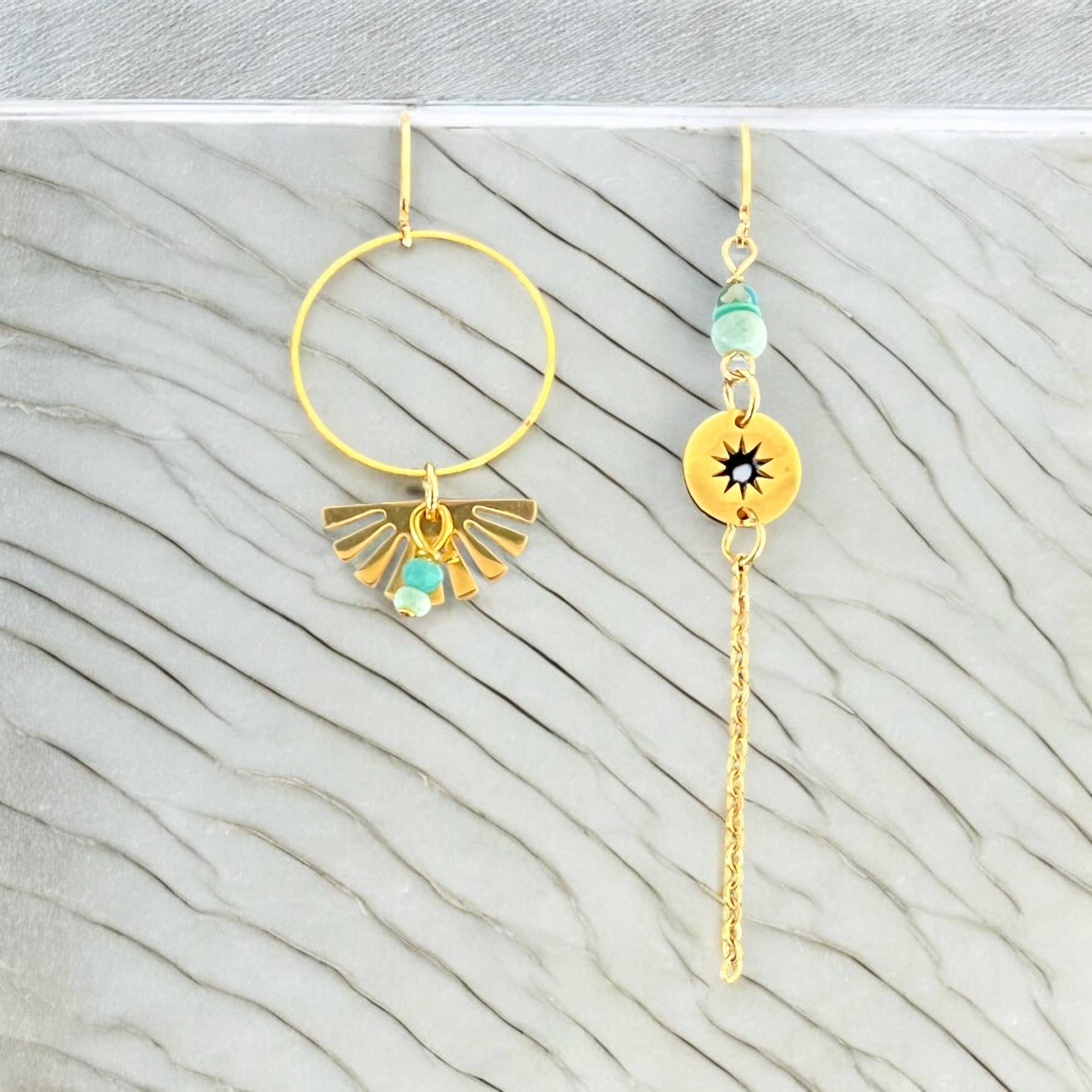 Cadaline Créations - Wholesale Dangle Earrings - Asymmetric earrings