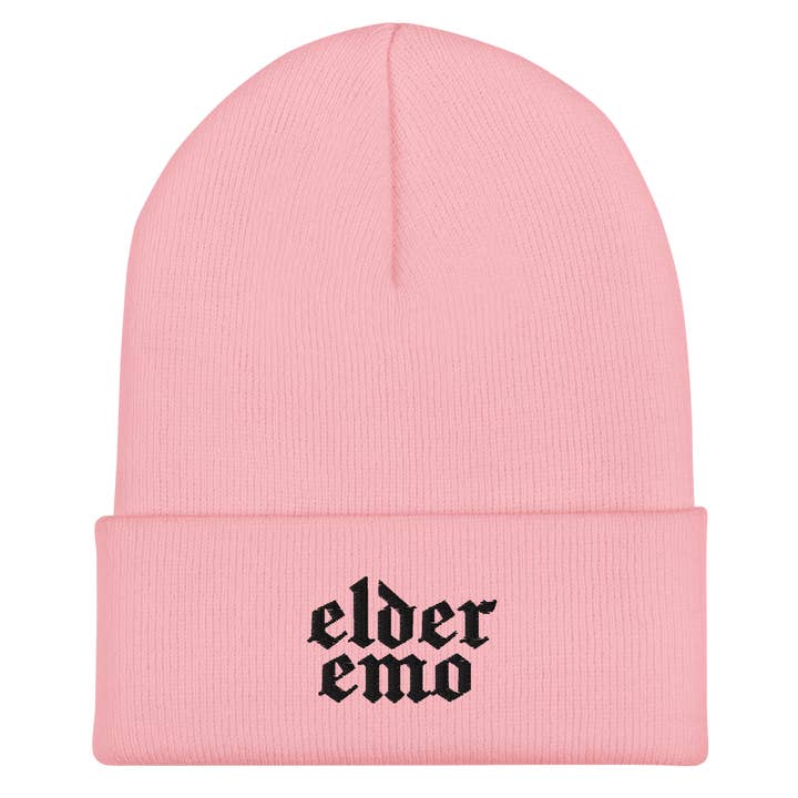 Goth Cloth Co. - Wholesale Beanie - Unisex - Elder Emo Embroidered Beanie5
