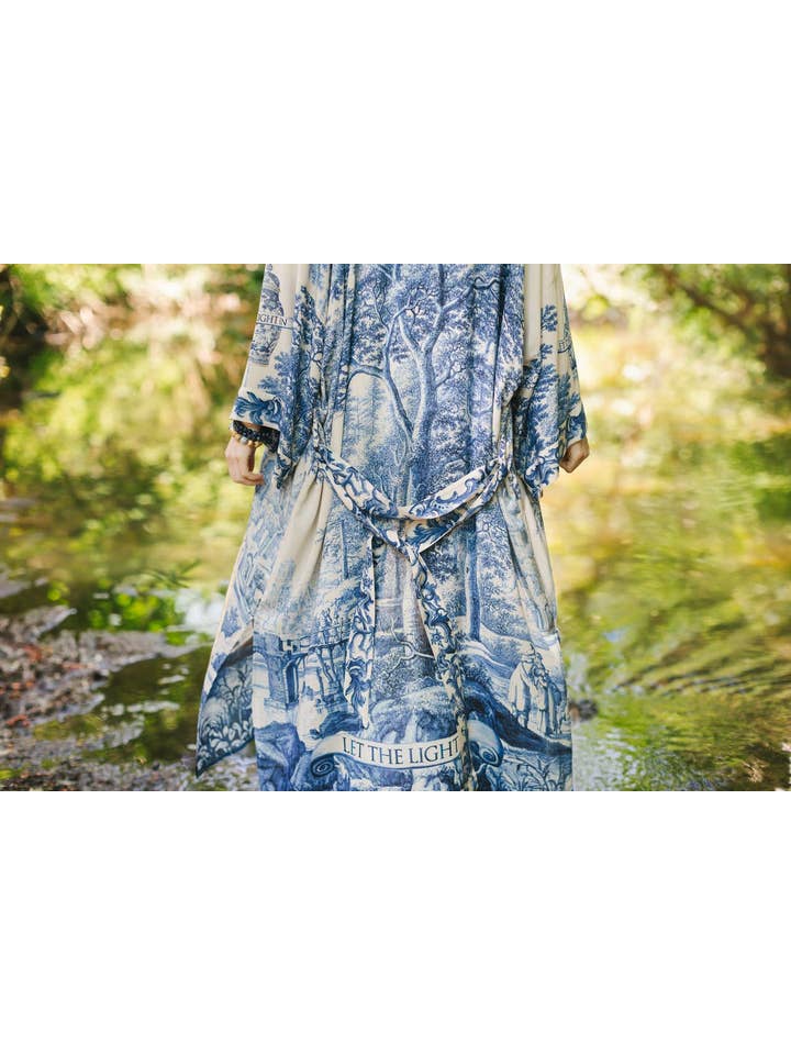 Market of Stars (Worldwide) - Wholesale Kimono - Women's - Let The Light In Opera Duster Kimono Robe w/ Delft10