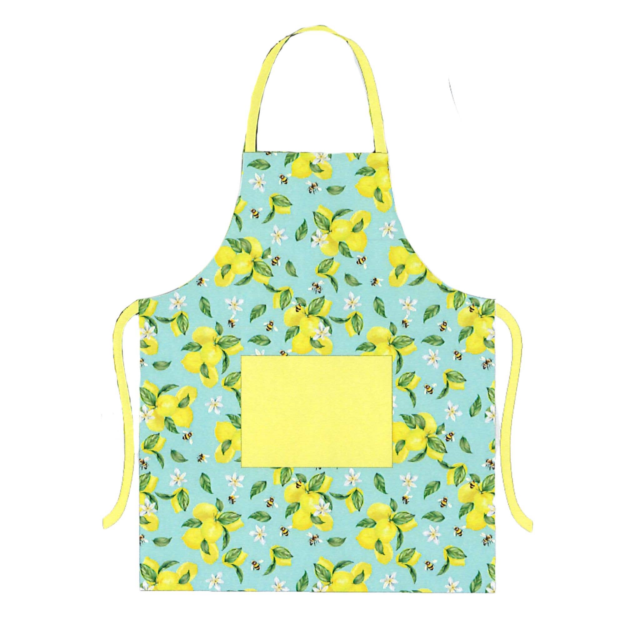Duke Imports - Wholesale Apron - "Lemons and Bees" Summer-Themed Apron1