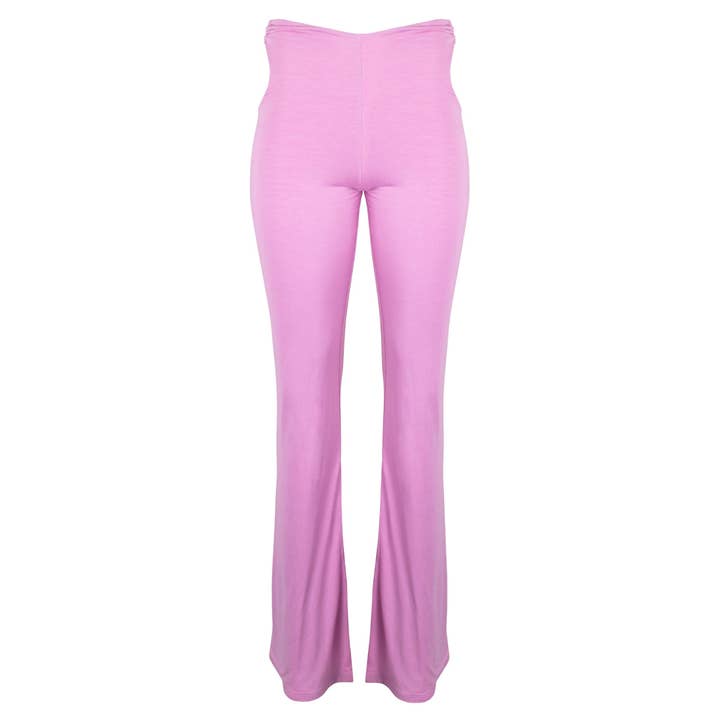 Runa Modal Side Cut-Out Pant - Orchid for wholesale on Faire