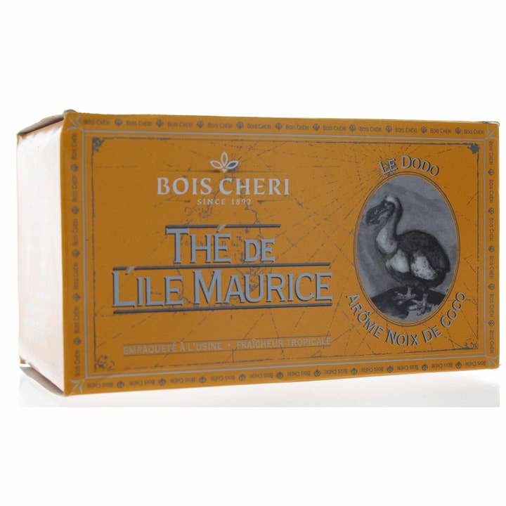Bois Cheri Dodo Coconut chá preto com aroma de coco (50g - 25 saquetas) por atacado de Taste of Paradise
