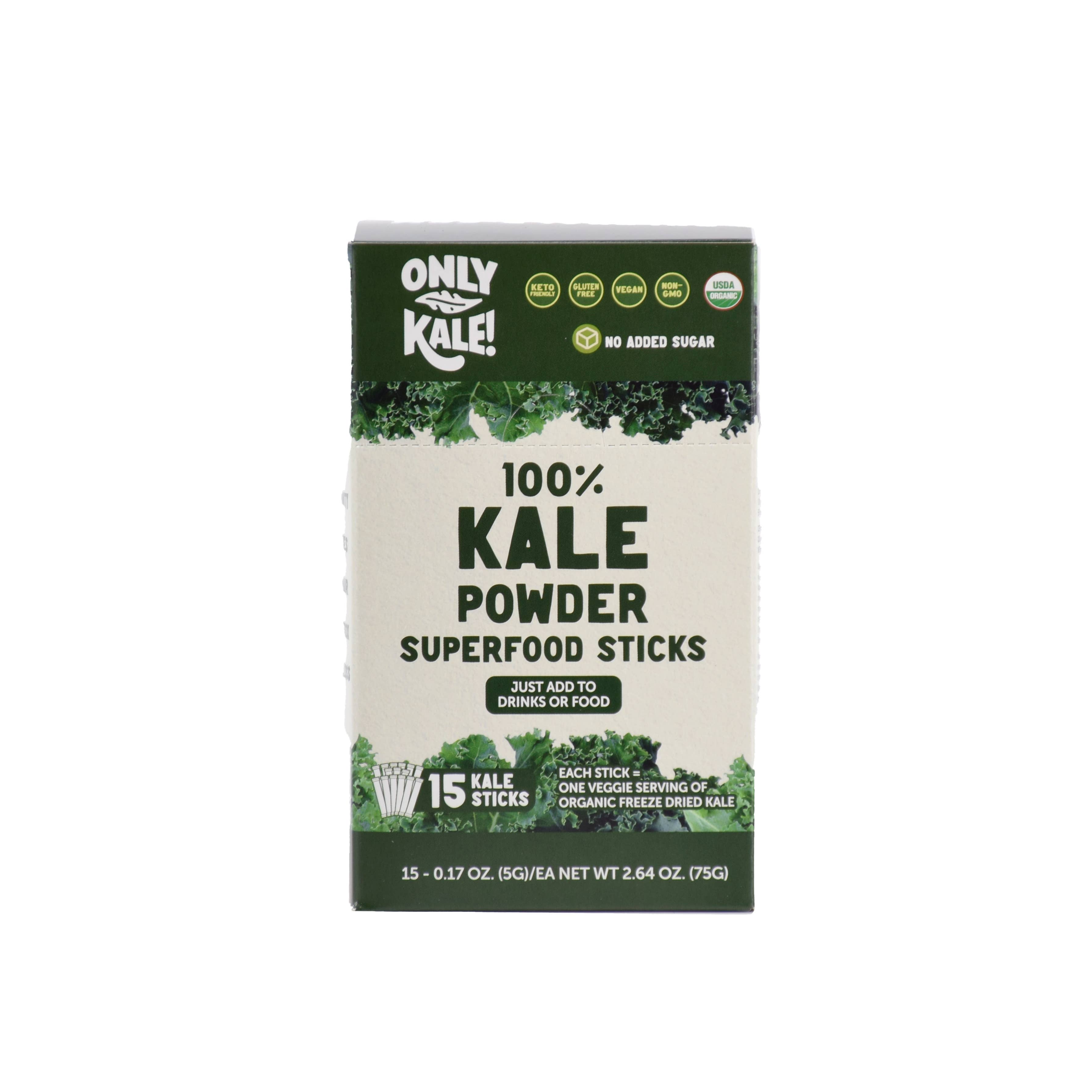 OnlyKale - Wholesale Protein/superfood powder - OnlyKale Sticks – Nutrient-Dense, Organic, On-the-Go Greens