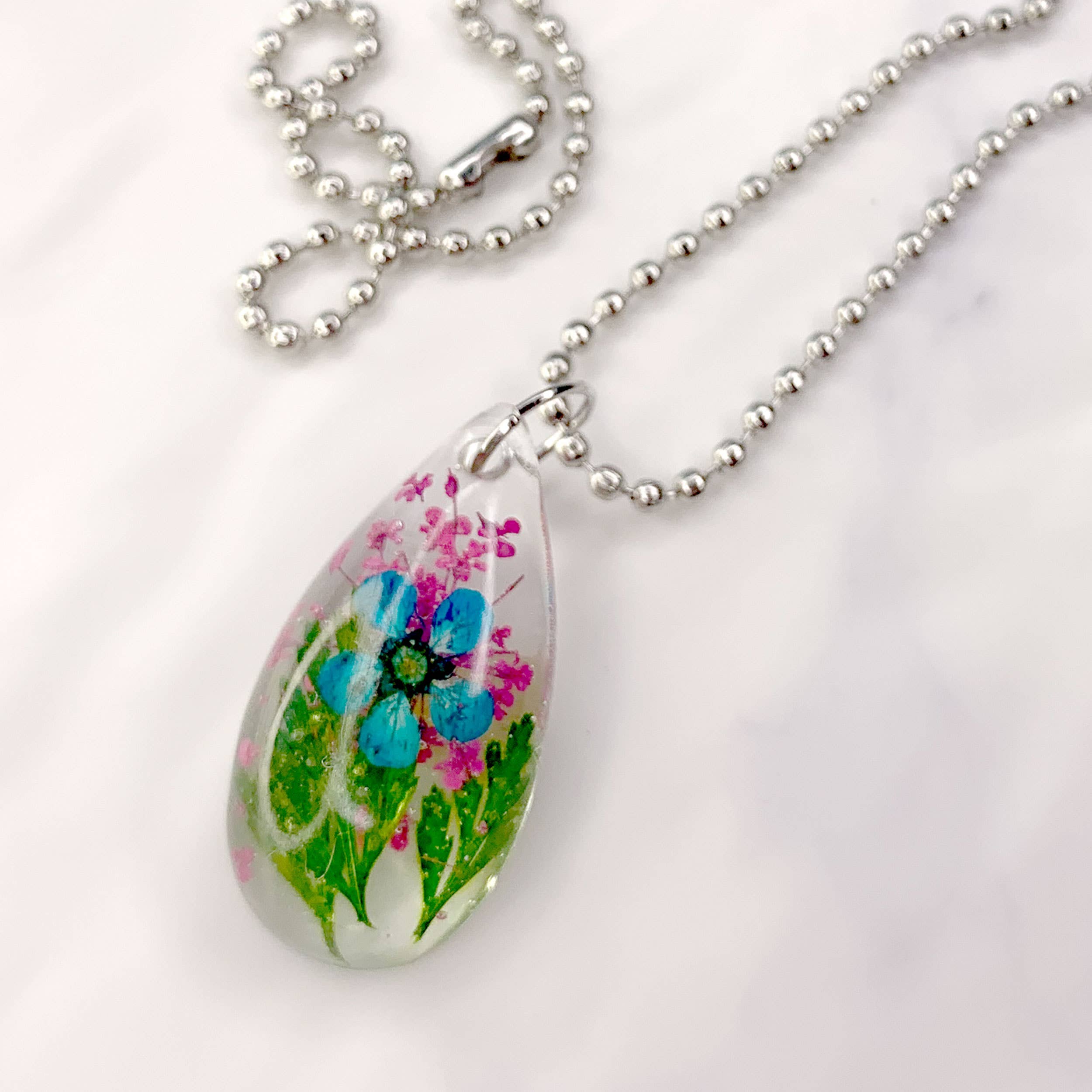 Jewelry Made by Me - Wholesale DIY Craft Kit - Dried Flower Resin Inclusions2