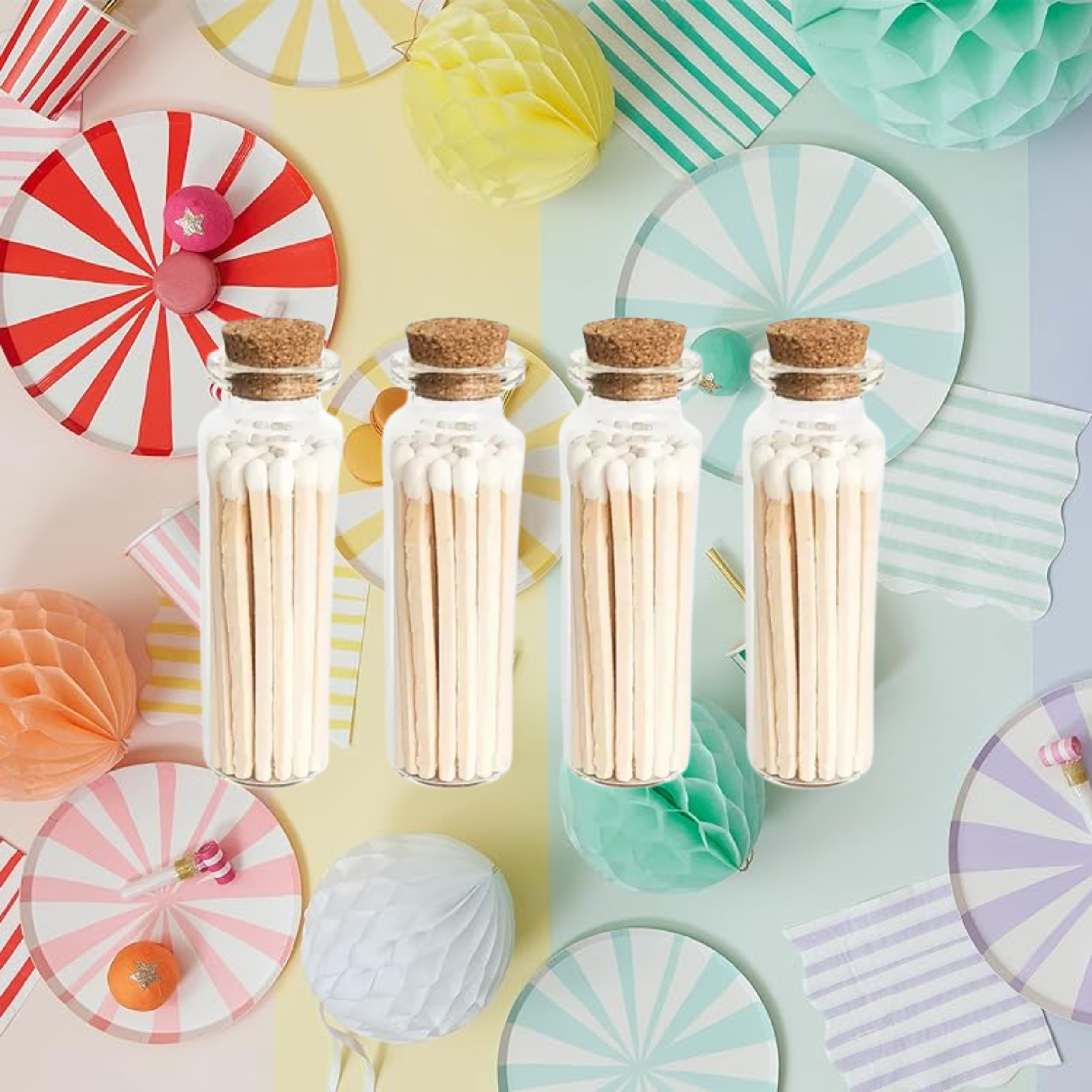 Orglamix - Wholesale Matches - Matches | Apothecary Matchstick Jar | Strike On Glass Bottle3