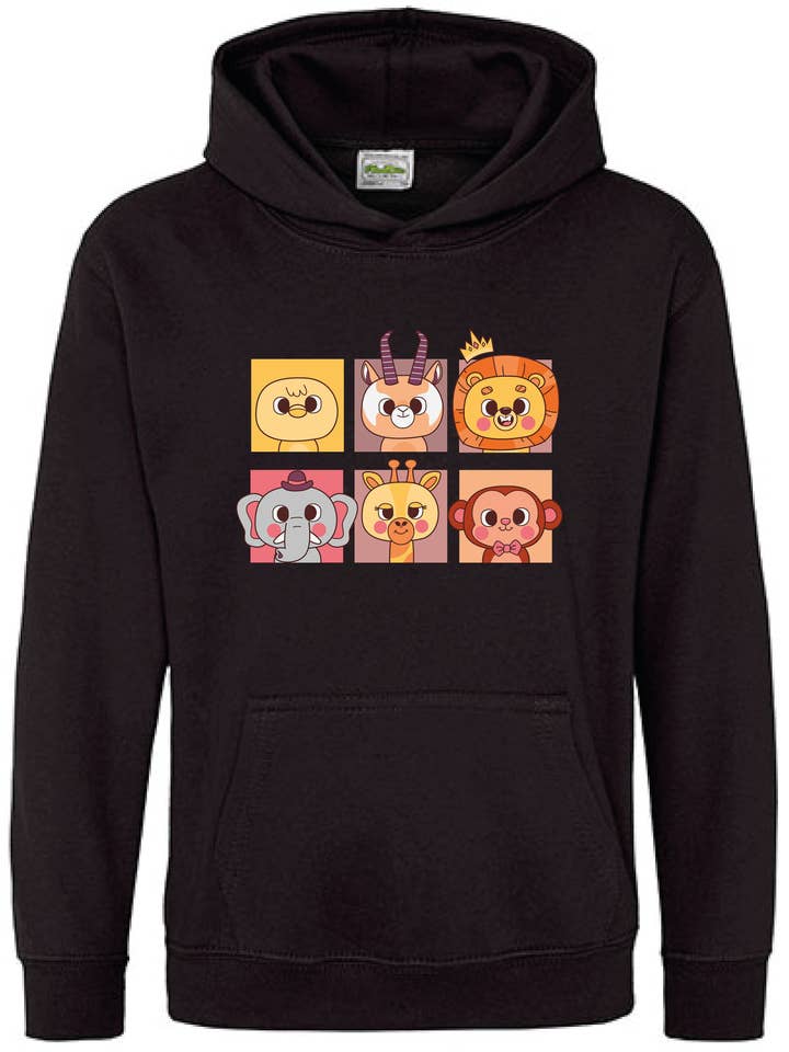Kids - Hoodie - Animal Square 1 for wholesale by PrintFreakz