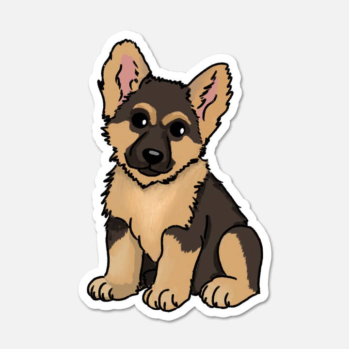 Max, The German Shepherd - Dog Sticker for wholesale by Footnotes