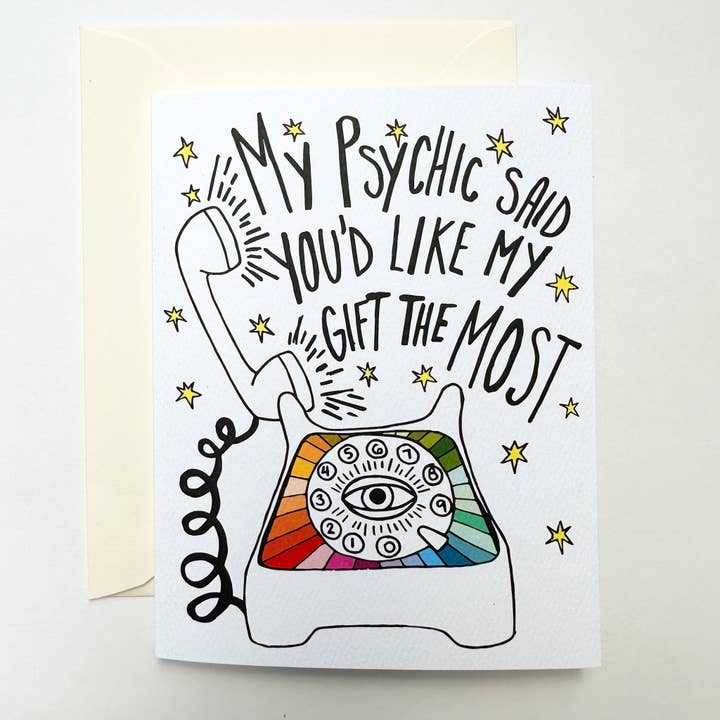Rainbow Vision - Wholesale Birthday Card - My Psychic Said Card2