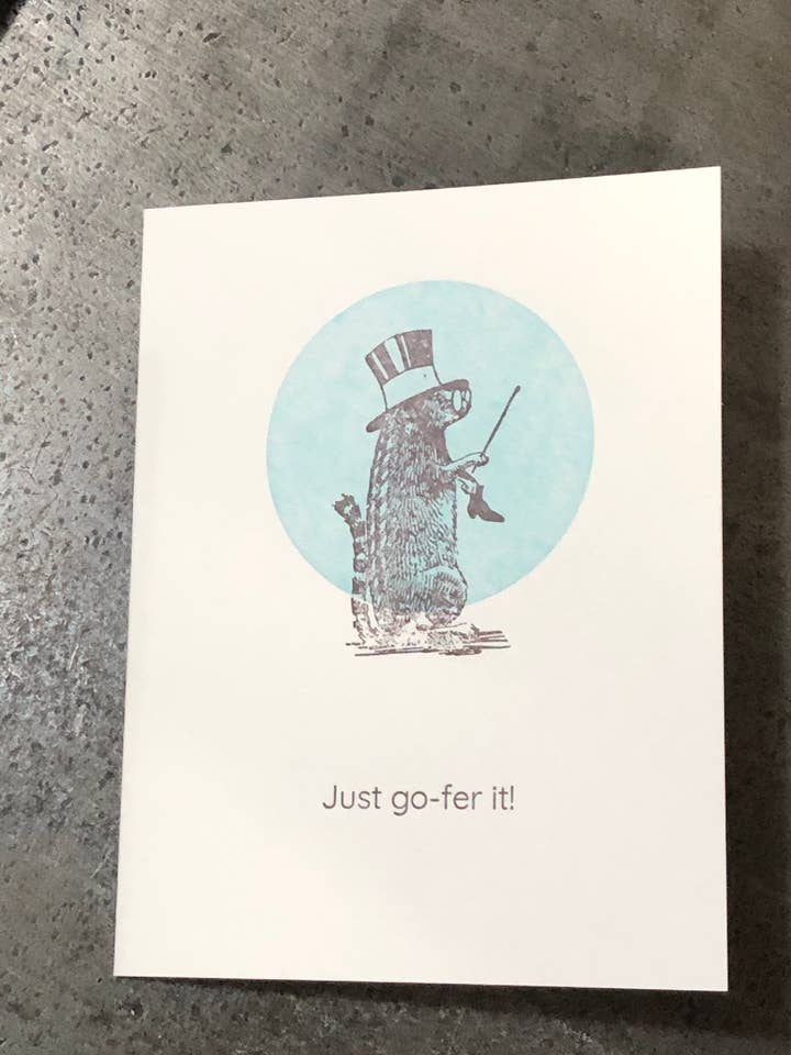 Solo tienes que ir a por él para venta al por mayor de Warrior Printress Letterpress and Design