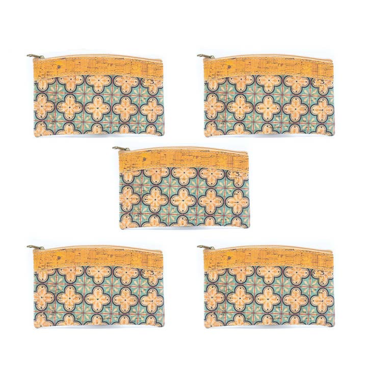 Meninas Bonitas Cork - Wholesale Coin Purse - Women's - 5units-Tango Mini Cork Purse BAGD-284