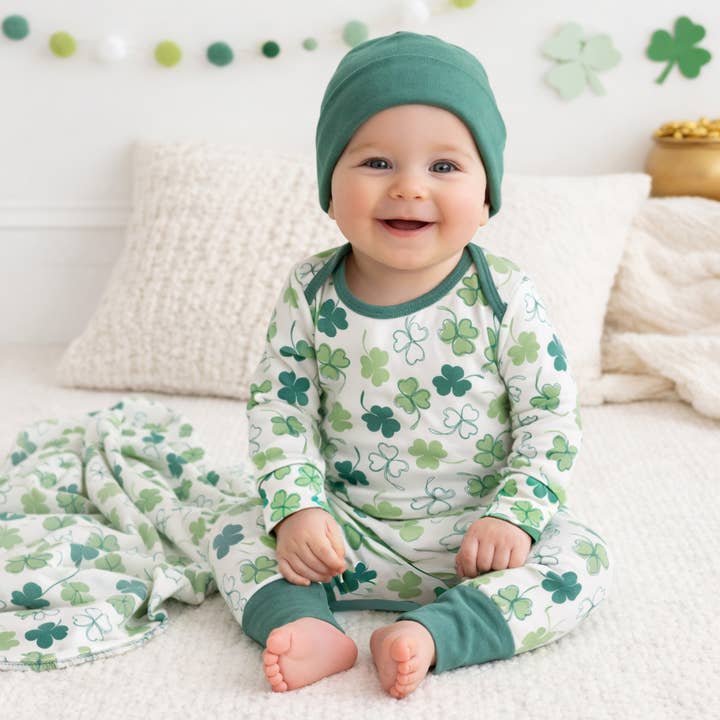 Shamrock Bamboo Baby Romper – Mjuk & Miljövänlig Irländsk Gåva för wholesale av Tesa Babe