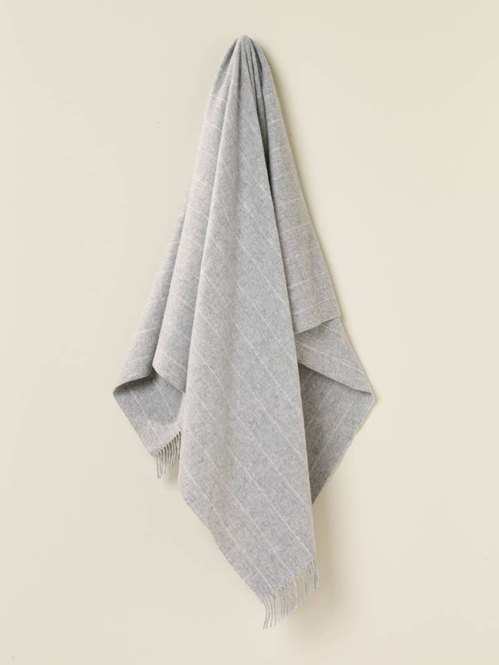 Pinstripe Merino Plaid voor wholesale door Bronte by Moon