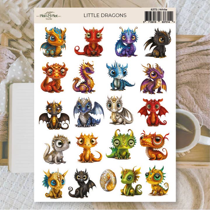 Plan & Plot Studio - Wholesale Sticker - Little Dragons | Stickers1