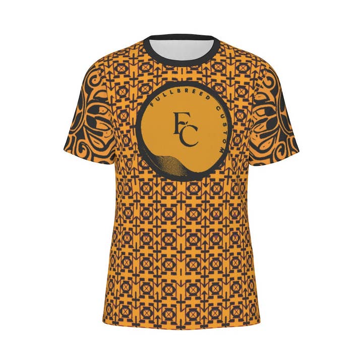 All-Over Print Men's O-Neck T-Shirt | 190GSM Cotton for wholesale by fullbreedcustom