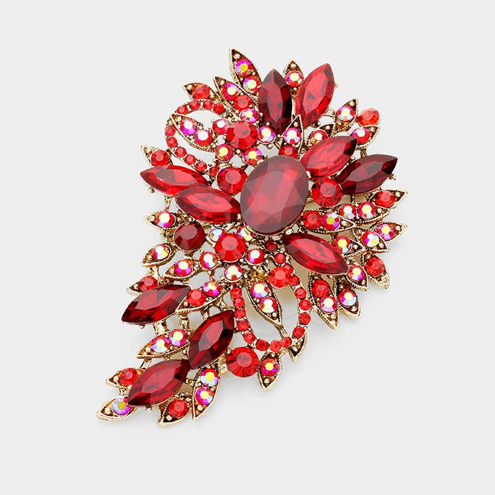 Sensibling Corp. - Wholesale Brooch - Crystal Bouquet Pin Brooch / Pendant8