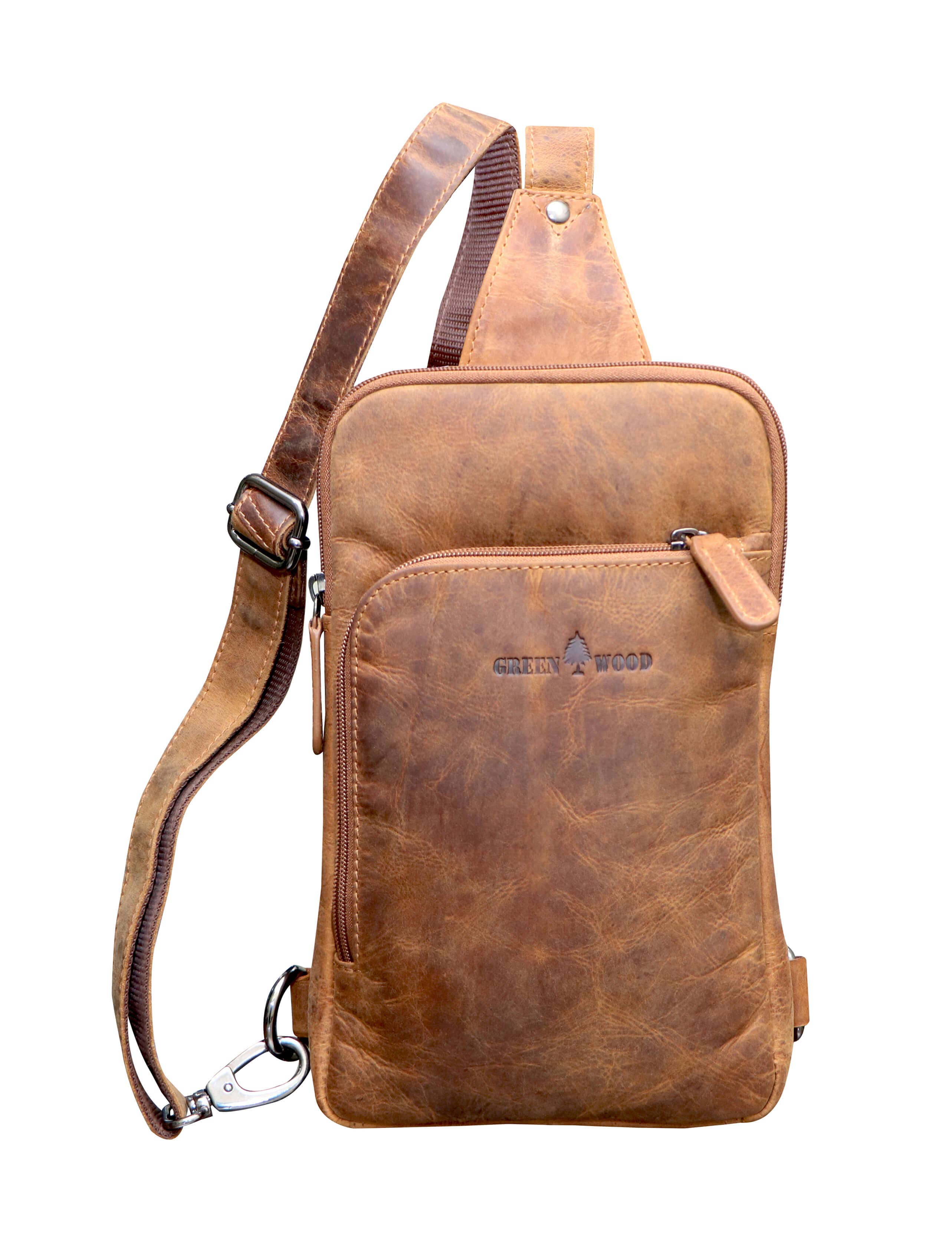 Greenwood - Wholesale Belt Bag - Unisex - Alex backpack shoulder bag women leather bicycle bag men12