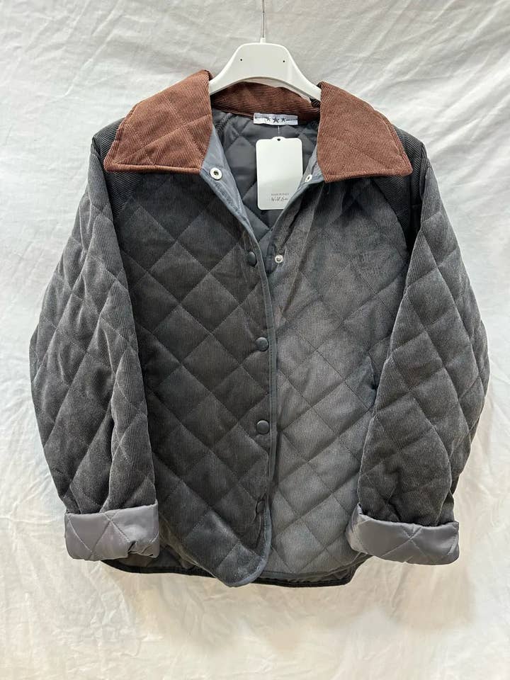 Mimi & Gogo - Wholesale Jacket - Women's - Barbour velvet jacket with pockets @6376_VeVBarbour0