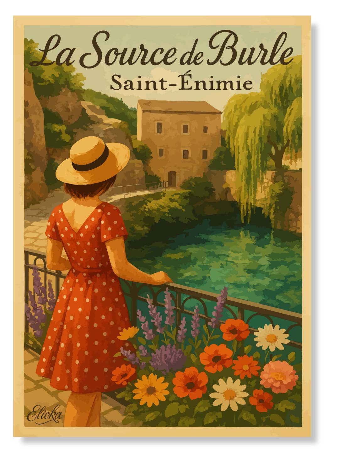 ELIOKA - Wholesale Poster - Saint Enimie Show "The Source of Burle"