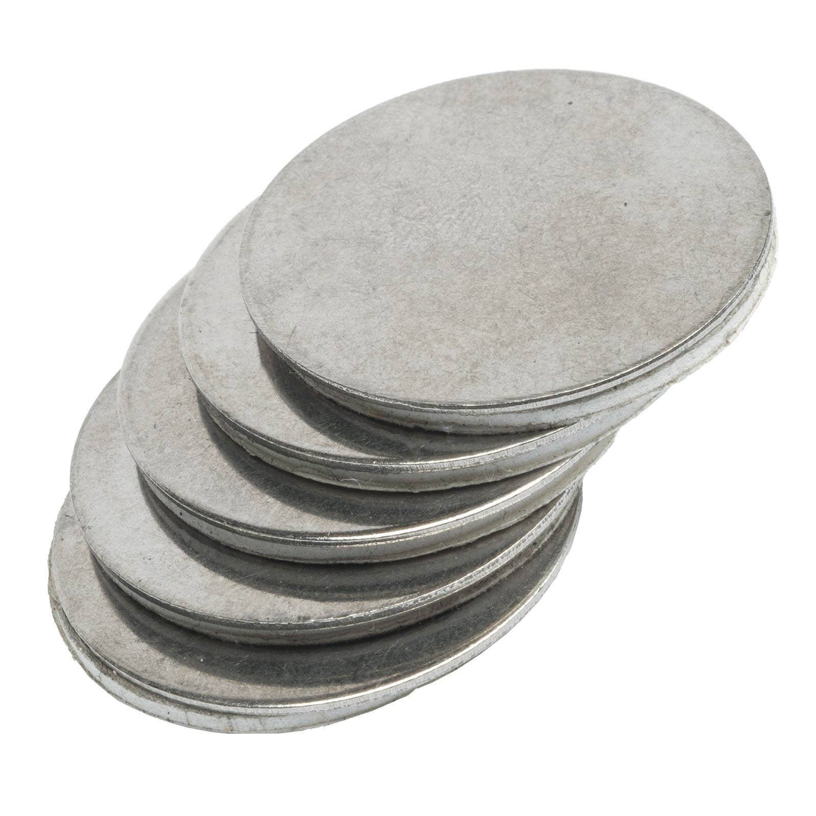 LitezAll - Wholesale Light Bulb/Puck - LitezAll Peel and Stick Metal Disc 5 Pack4