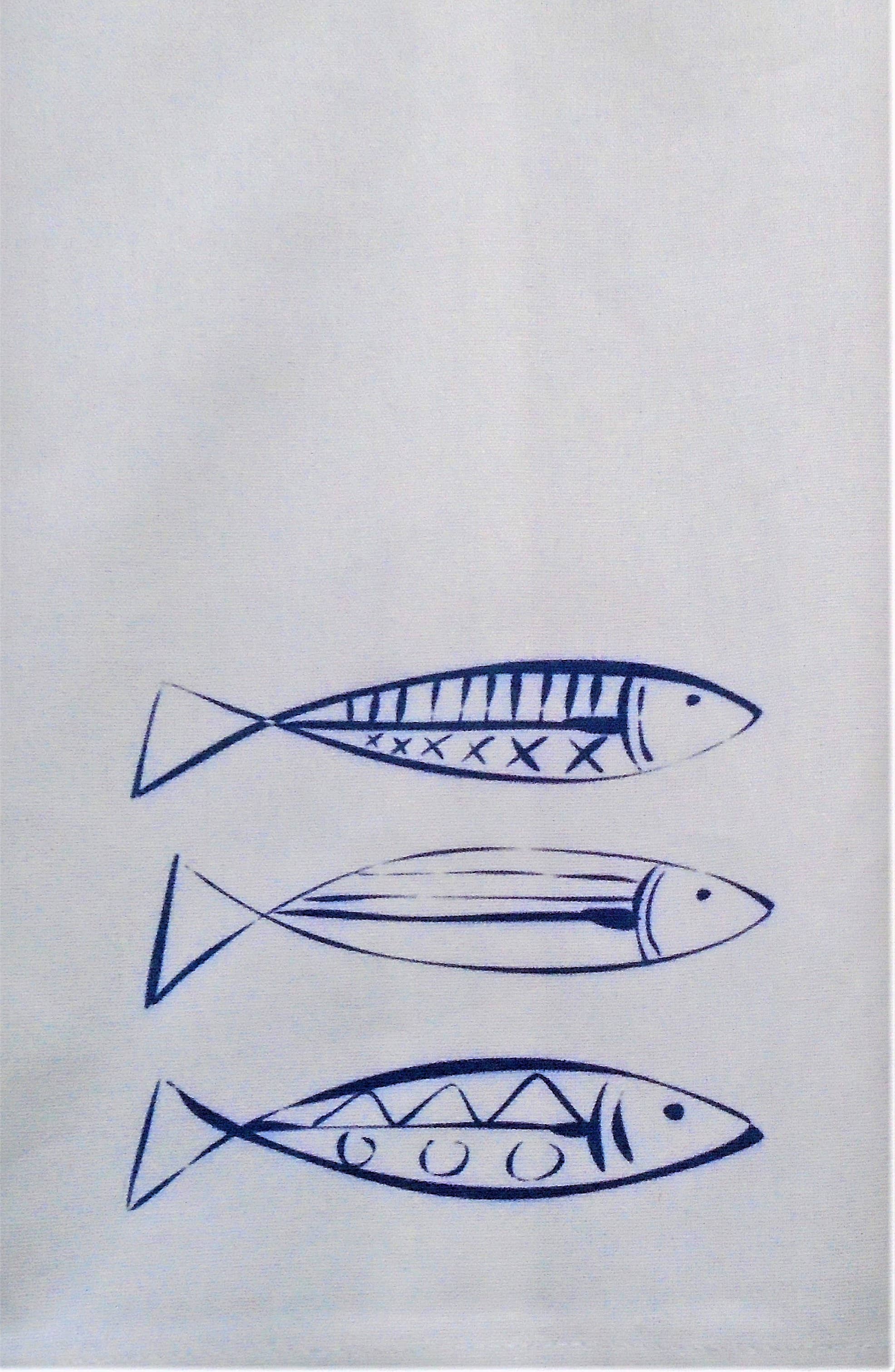 Ox Bow Decor - Wholesale Hand Towel - Animals/Birds/Fish/ Sardines Hand Towel1